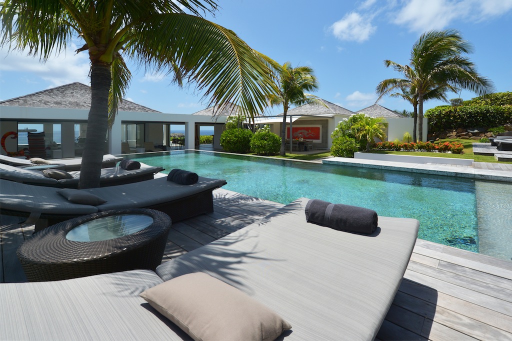 Luxury vacation rentals St. Barts Villa Moana