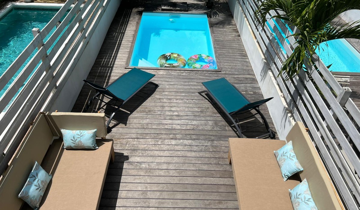 2 Bedrooms Villa "Secret Sand" with Pool, Orient Bay
